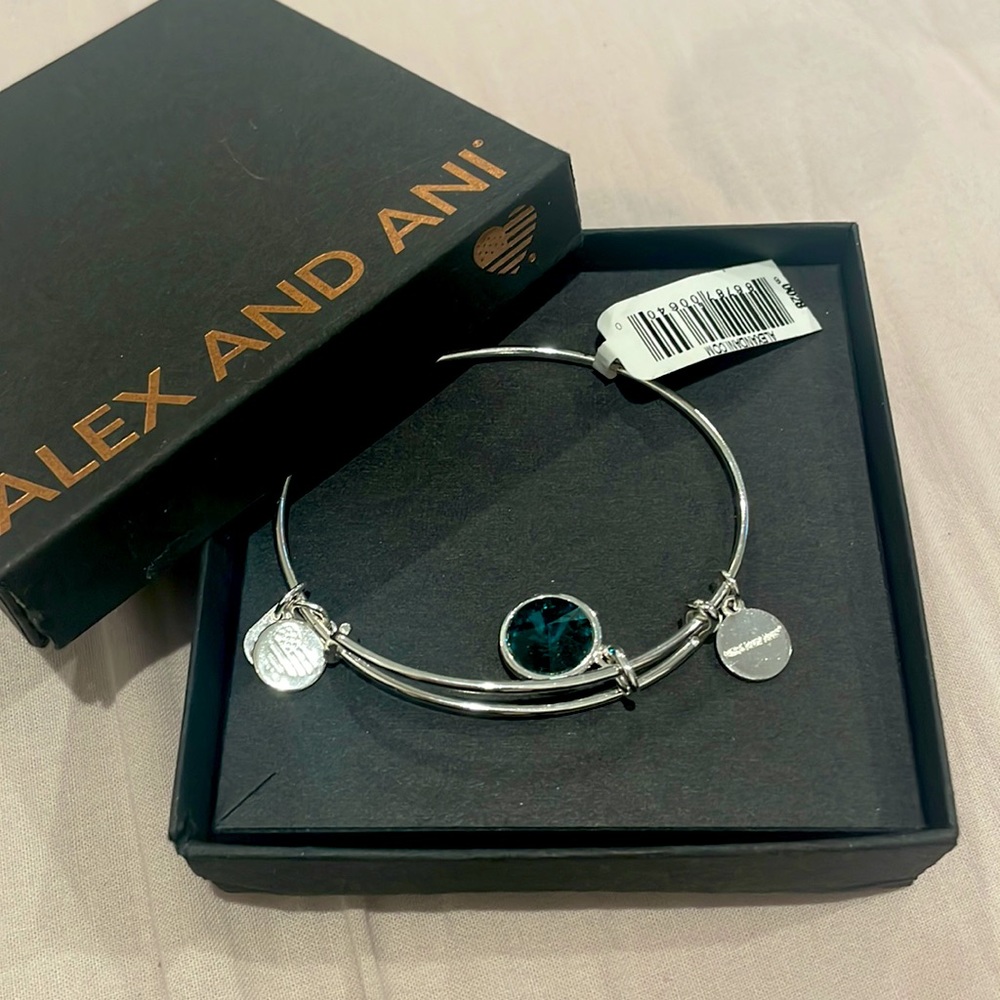 Alex and Ani Emerald Birthstone Bracelet